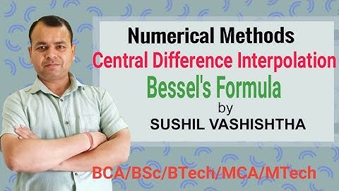 Central Difference Interpolation Formula II Bessel