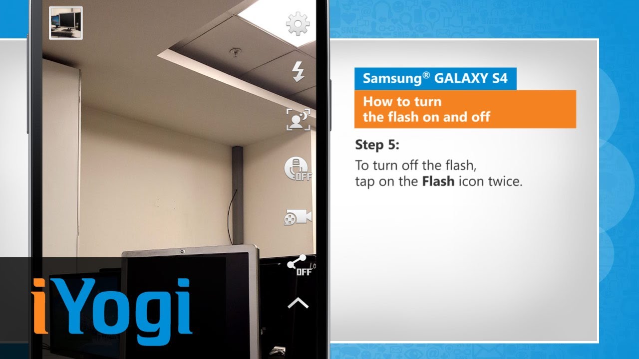 How to Turn the Flash ON and OFF on Samsung® GALAXY S4