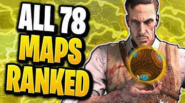 Ranking ALL 78 COD ZOMBIES Maps