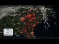 Ting Grid Monitoring - Outages from Hurricane Helene (Sept 2024)