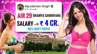AIR 29 JEE Girl Dhairya Sandhyana’s Salary 😱🔥 Will SHOCK You! [IITians Salary Revealed]