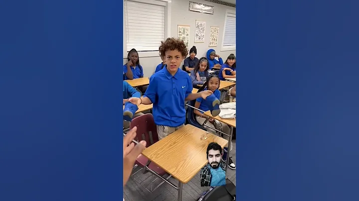 boy takes his shoes off in class and funnymike throws them away #funny #funnymike