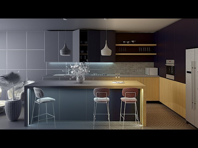 Master Kitchen Design with This 3Ds Max Tutorial class=