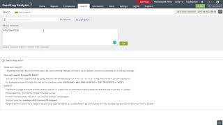 Conducting a grouped search - EventLog Analyzer