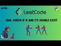 Check If N and Its Double Exist| LeetCode - 1346 | Tamil Explanation | Python Coding Tutorial