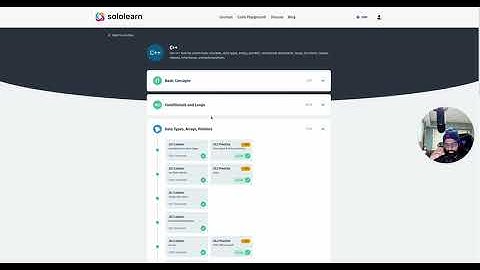 My First Video !! Learning C++ on SoloLearn
