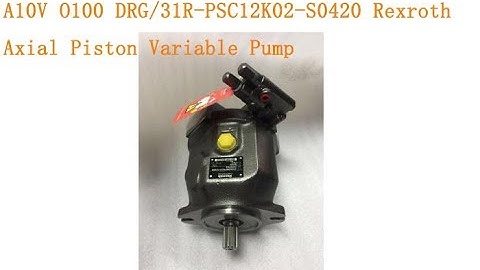 A10V O100 DRG/31R-PSC12K02-S0420 Rexroth Axial Piston Variable Pump