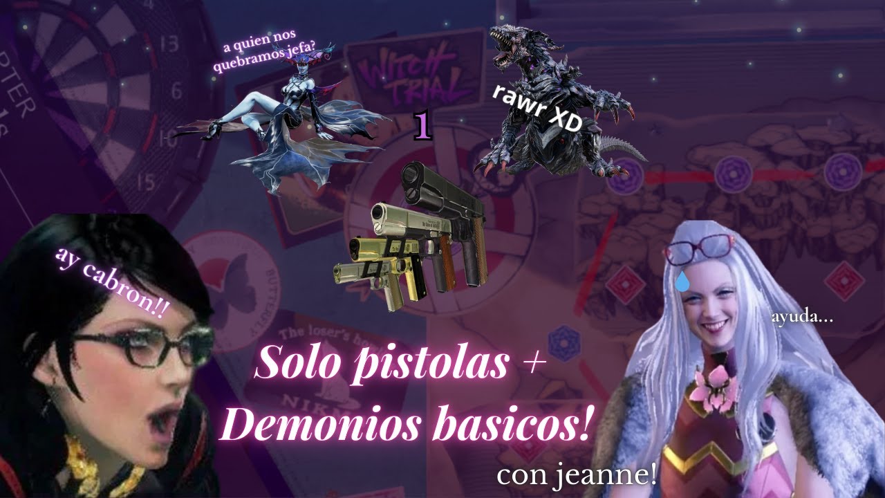 Bayonetta 3 | capitulo perdido 1 – Solo Pistolas + Demonios Básicos (Platino Puro)