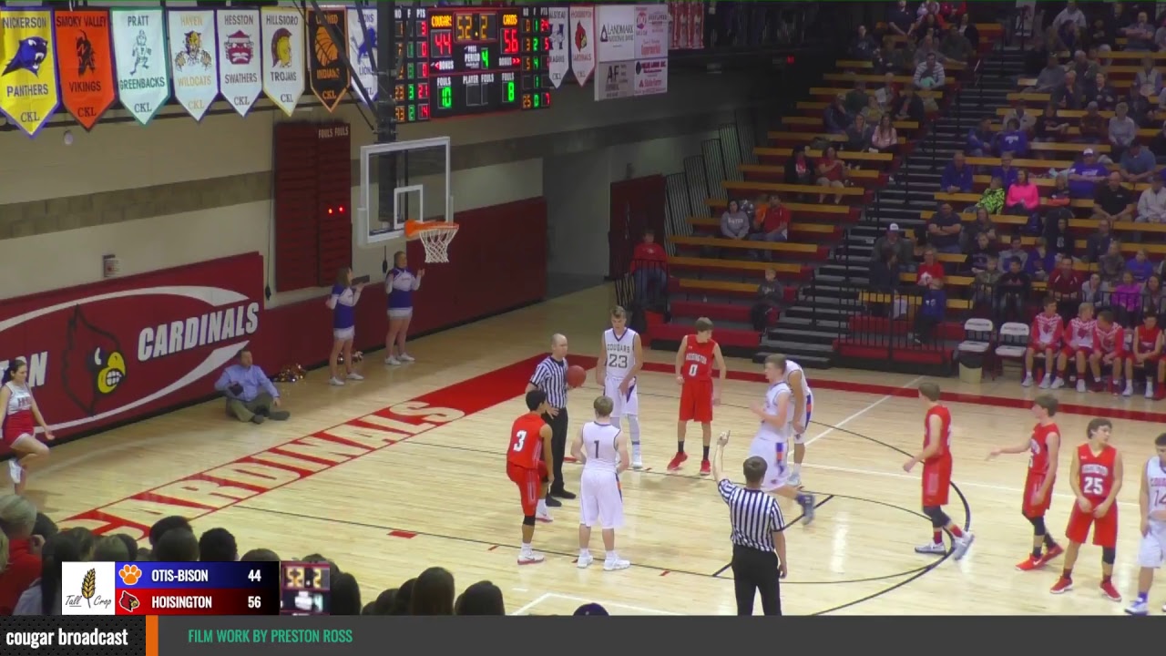 Hoisington Cardinal Winter Jam 2018: Otis-Bison Cougars vs Hoisington Cardinals