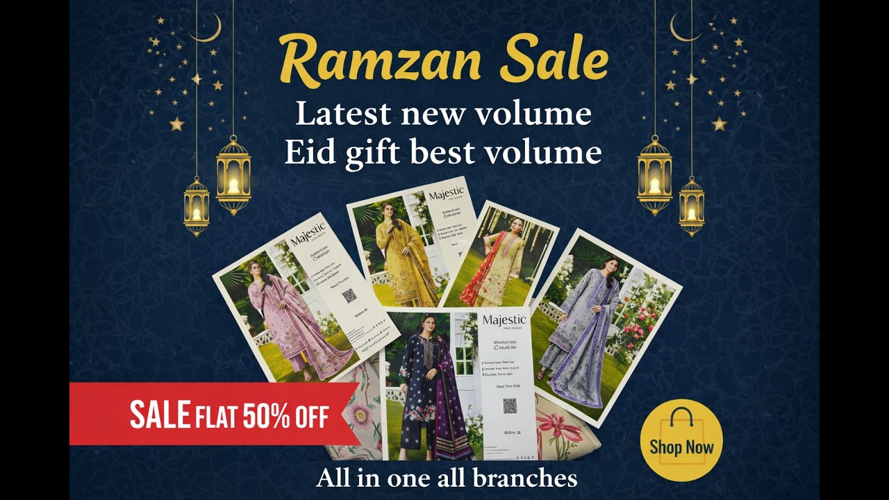 Ramzan Sale 🌙 Latest New Volume 2026 | Eid Gift Best Volume | Flat 50% OFF #allinone #allinonefabric
