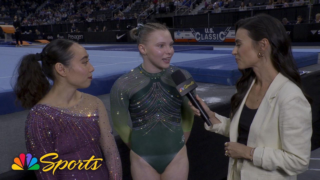 'Fun' for Katelyn Ohashi and Jade Carey to compete together again at U.S. Classic | NBC Sports