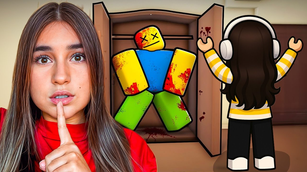 ON CACHE DES CORPS avec ma meilleure amie dans Roblox 😭💀