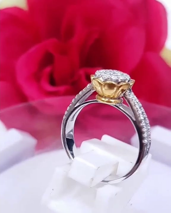 Cincin Emas Berlian Model Lotus Cartier. WA 085299025552