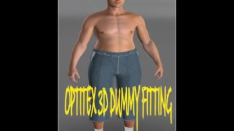 Optitex 3D dummy fitting