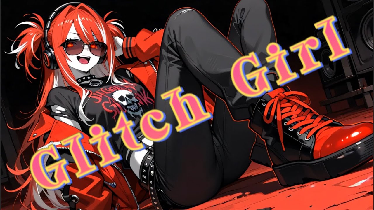 🎧 Glitch Girl | AiMel (Original / AI Song) (Remake, Nightcore, Lyrics video, one-chorus)