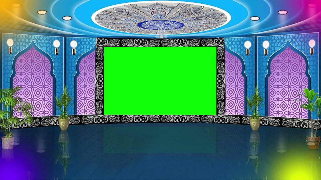 Beautiful Islamic background green screen Videos and images for your projects