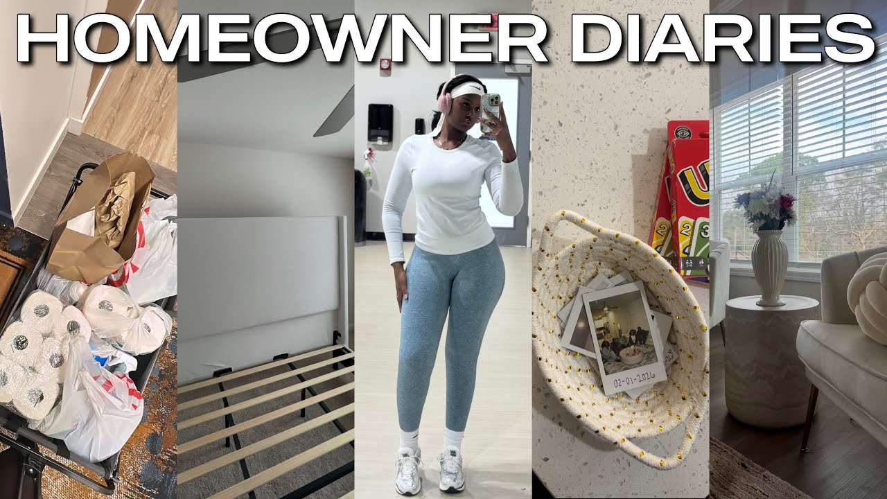 HOMEOWNER DIARIES EP: 02| I FINALLY GOT A BED, HOME UPDATES, HOSTING & GIVING BACK  