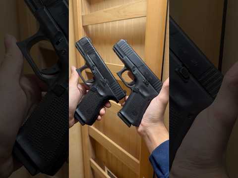 Airsoft vs real. Glock 19 gen 5. Which one is real? #airsoft #real #subscribe #like #eliteforce