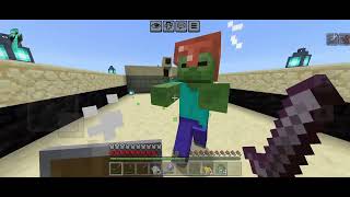Minecraft bedrock PVP zombie 💪💪💪