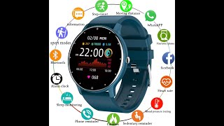 Canmixs Smart watch smartwatch ZL02 install APP connet to Smartphone 2021 Ultra Thin Body screenshot 3