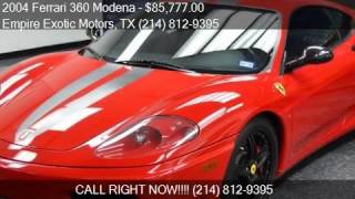 2004 Ferrari 360 Modena for sale in Addison, TX 75001 at the screenshot 4