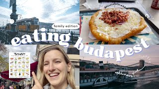 Budapest FOOD TOUR!  we ate everything the locals recommend