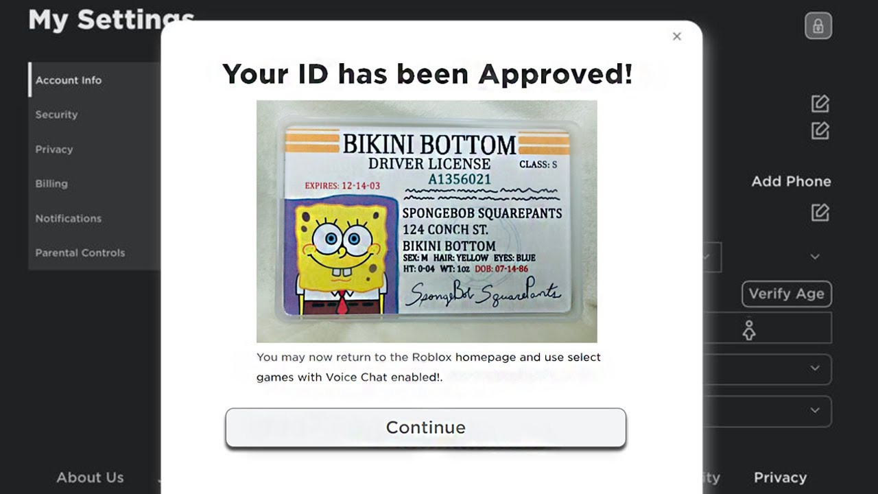 Roblox Id Card