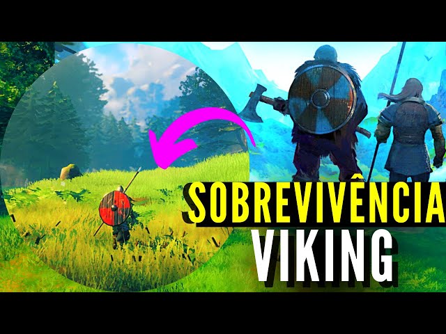 NOVO JOGO DE SOBREVIVÊNCIA VIKING  VALHEIM Gameplay Português #1