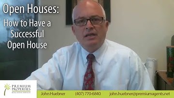 Orlando Real Estate Broker / Owner: Host the perfect open house