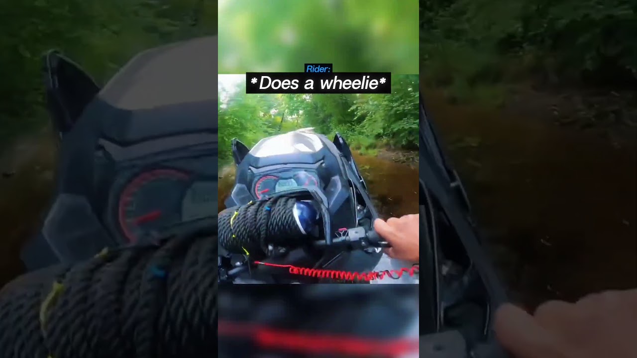 POV Riding Snowmobiles Across a Huge Lake and River!