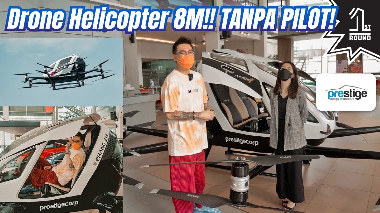 Helikopter Drone Sultan Pertama di Indonesia: Feat Jennifer Christie - EHang 216 Prestige Motorcars