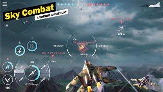 Sky Combat: war planes online simulator PVP Beta Android Gameplay HD screenshot 3