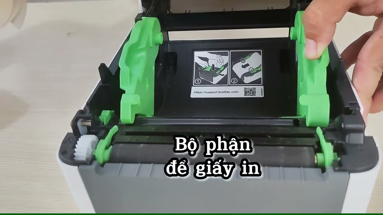 Đập hộp máy in nhãn bán công nghiệp Brother TD-4420DN | Phucco.vn