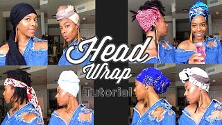 Headwrap Tutorial! | Short LOCS 2018