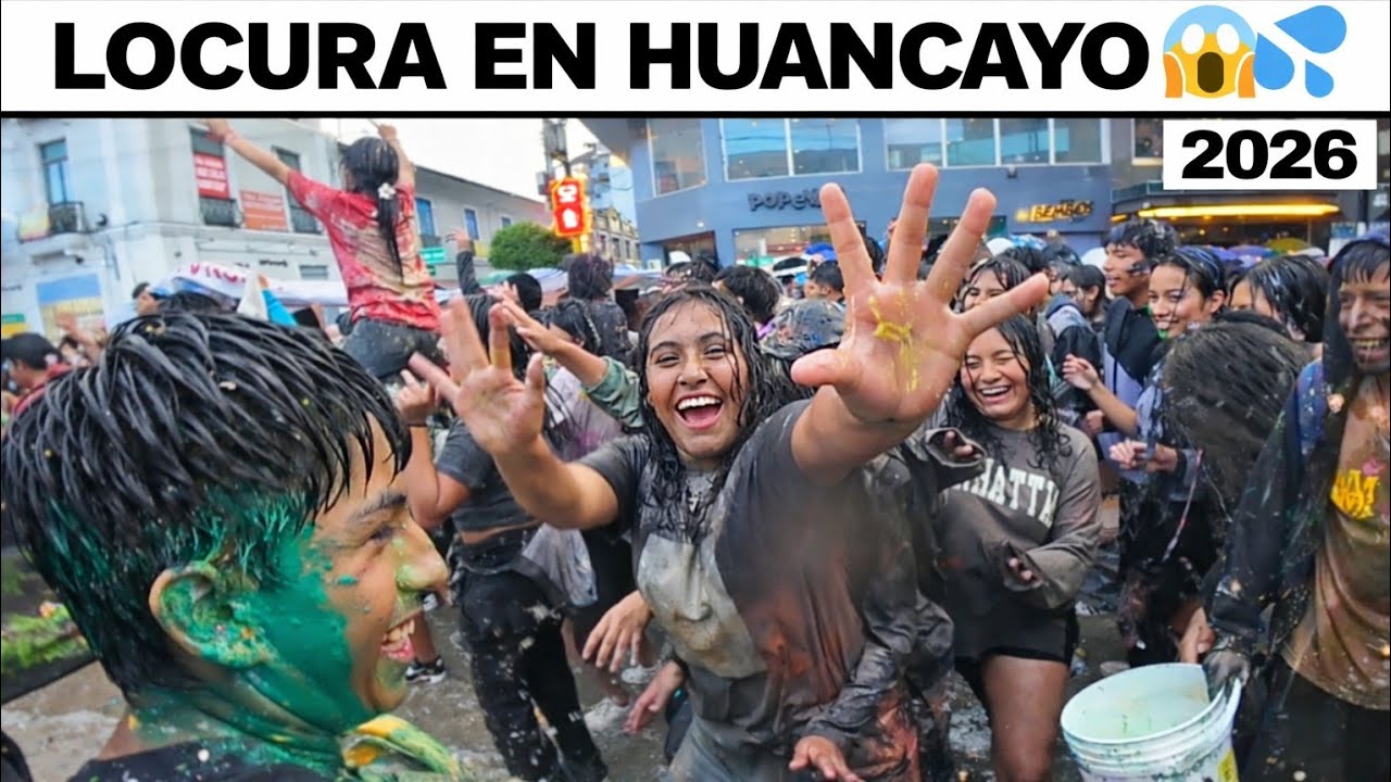 COMO se celebra el CARNAVAL en HUANCAYO 2026 (tradición y locura)
