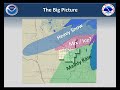 Video Briefing for April 3-4, 2014 winter storm - update