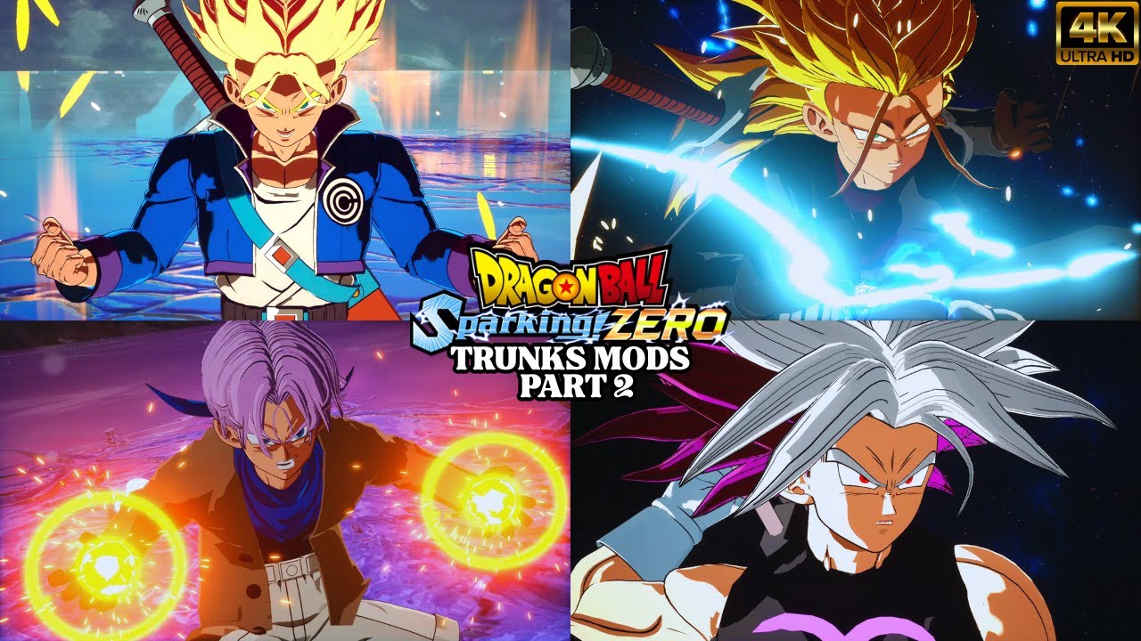SUBSCRIBER REQUEST! Dragon Ball Sparking! Zero Best Mods Character/Skins/Costume - Trunks - 2 [ 4K ]