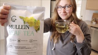 Mullein Leaf Tea Bag Review | Lungs Cleanse and Respiratory Support, Caffeine Free