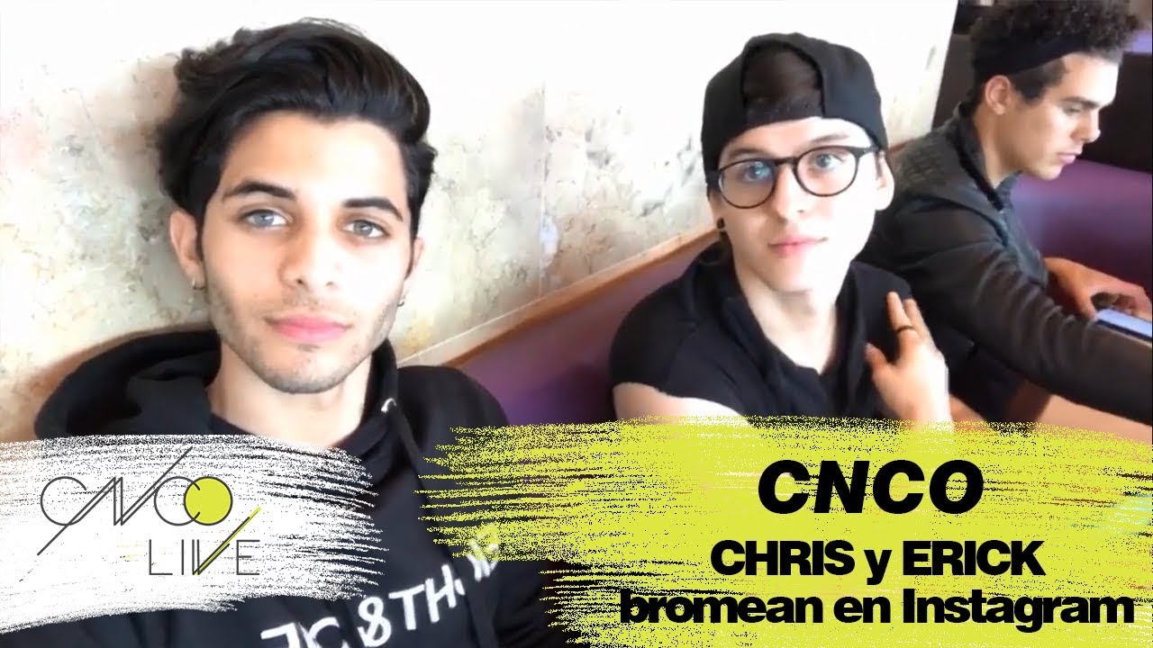 CHRIS y ERICK siguen bromeando con los Instagram Stories MOMENTO CHRISERICK | CNCO