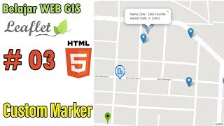 03 WebGIS Leaflet HTML - Custom Marker