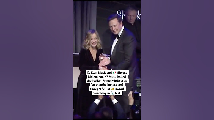 🦾 Elon Musk hailed 🇮🇹 Giorgia Meloni as “authentic, honest and thoughtful” at 👑 Atlantic Council
