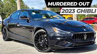 2023 Maserati Ghibli Modena Sports A Blacked Out Spec And Costs Over $100,000 Maserati Ghibli Model Range