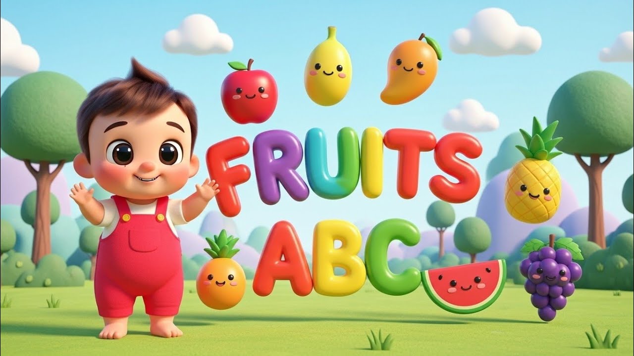 Learn 20 Fruits with Chuchu! 🍎🍌🥭 Fun 3D Baby Sliding Video | SK Kids Songs