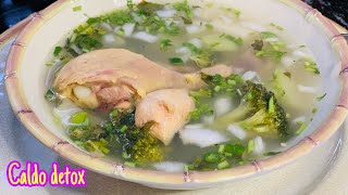 CALDO DETOX RECONFORTANTE | RICO PARA EL FRÍO | BAJO EN GRASA | NANYCOCINA