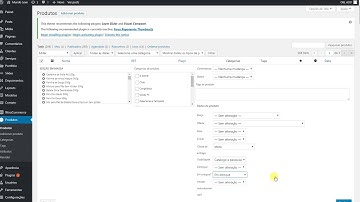 Alterar produtos em massa no Woocommerce
