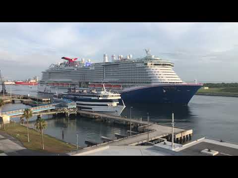 Cruise News: Carnival Mardi Gras Coming into Port Canaveral Part 5