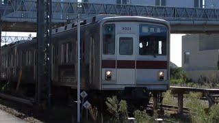 東武9000系9101F回5631レ自走廃車回送　2023.10.17