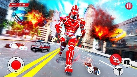 Ambulance Robot Transformation Doctor Robot Rescue   Android & ios Gameplay