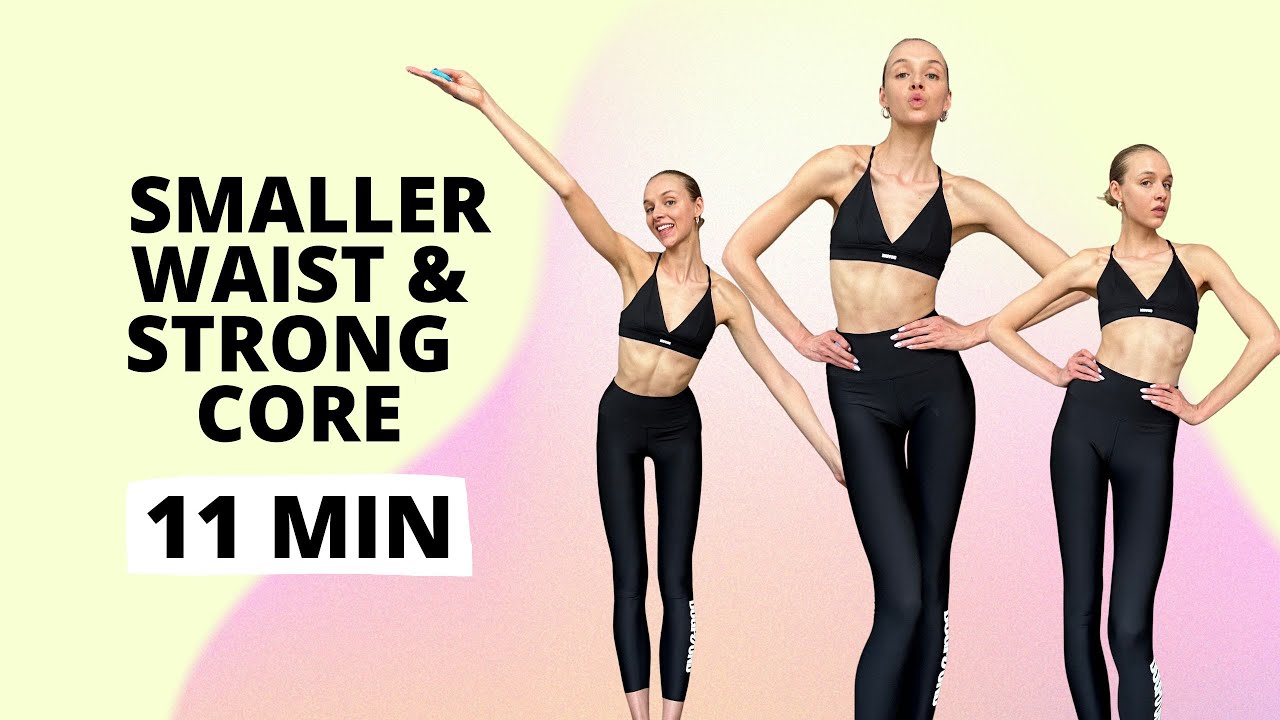 Smaller Waist & Strong Core 11 Minutes / Nina Dapper Model & Lifestyle ...