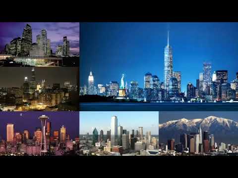 Top 10 biggest cities skylines in USA